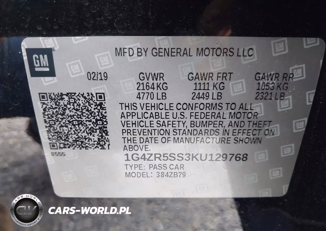 2019 Buick Lacrosse Awd Essence VIN:1G4ZR5SS3KU129768 - 9