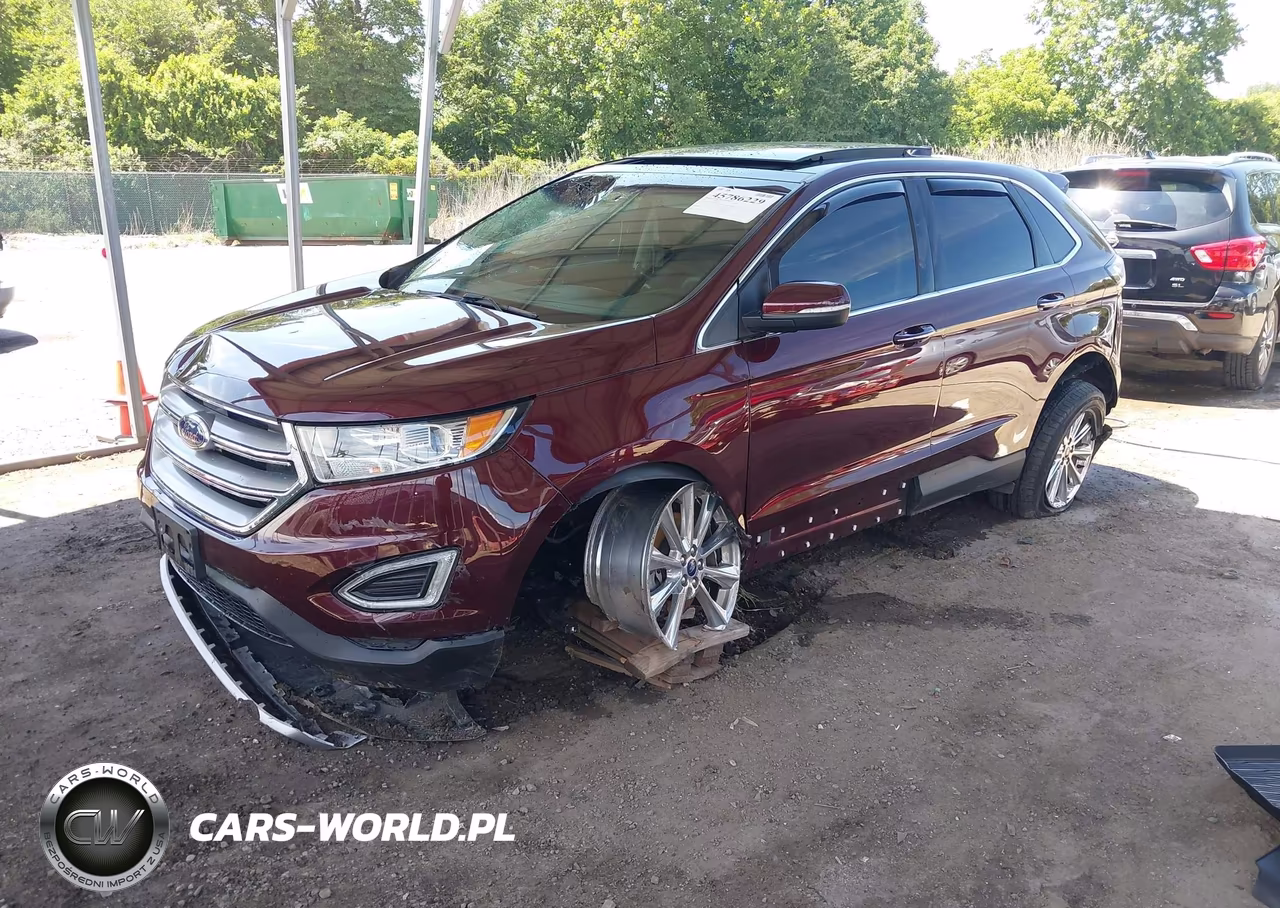 2017 Ford Edge Titanium VIN:2FMPK4K99HBC07889 - 2