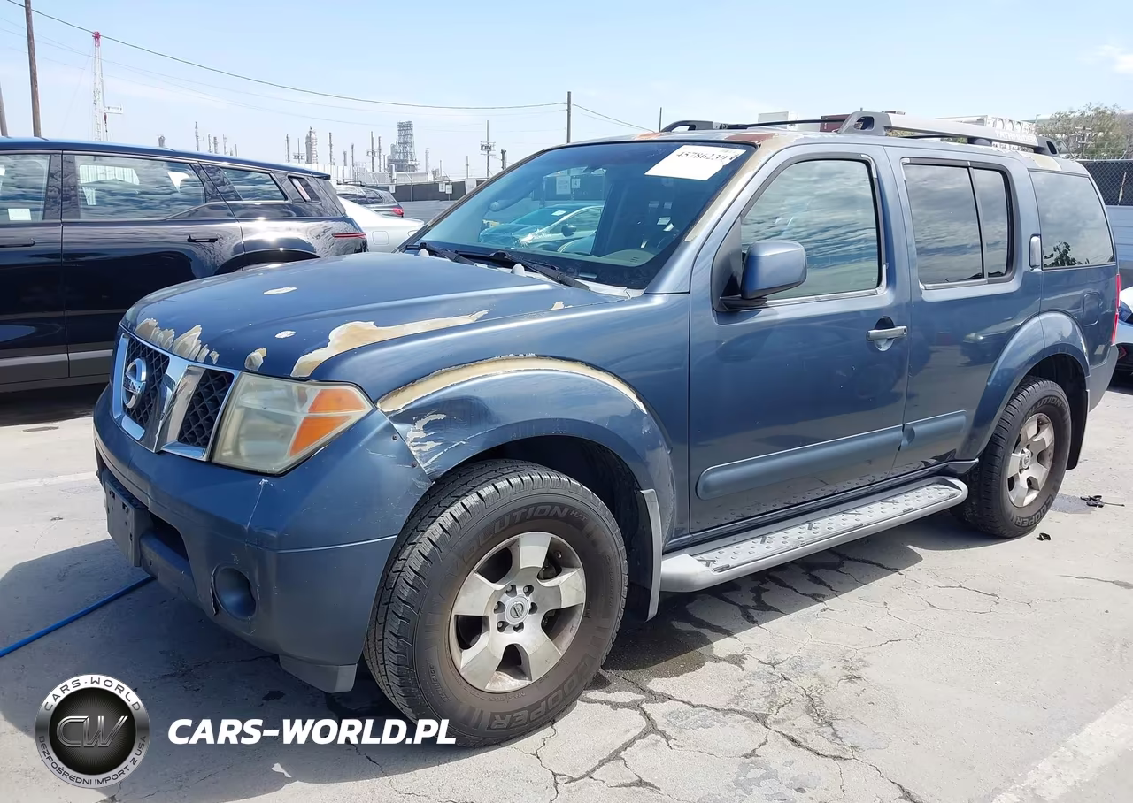 2005 Nissan Pathfinder Se VIN:5N1AR18U25C764117 - 2