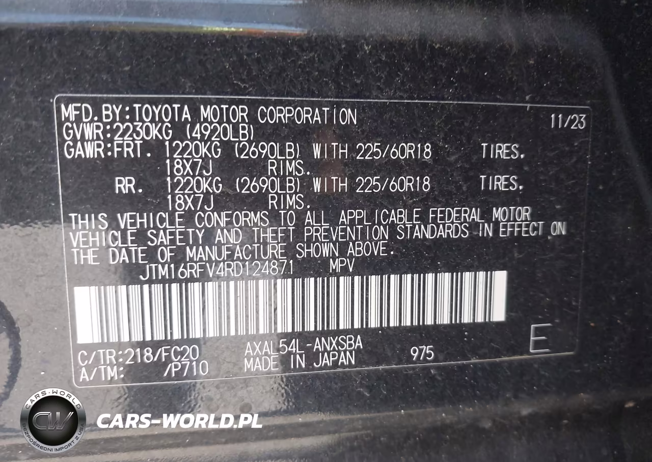 2024 Toyota Rav4 Hybrid Se VIN:JTM16RFV4RD124871 - 9