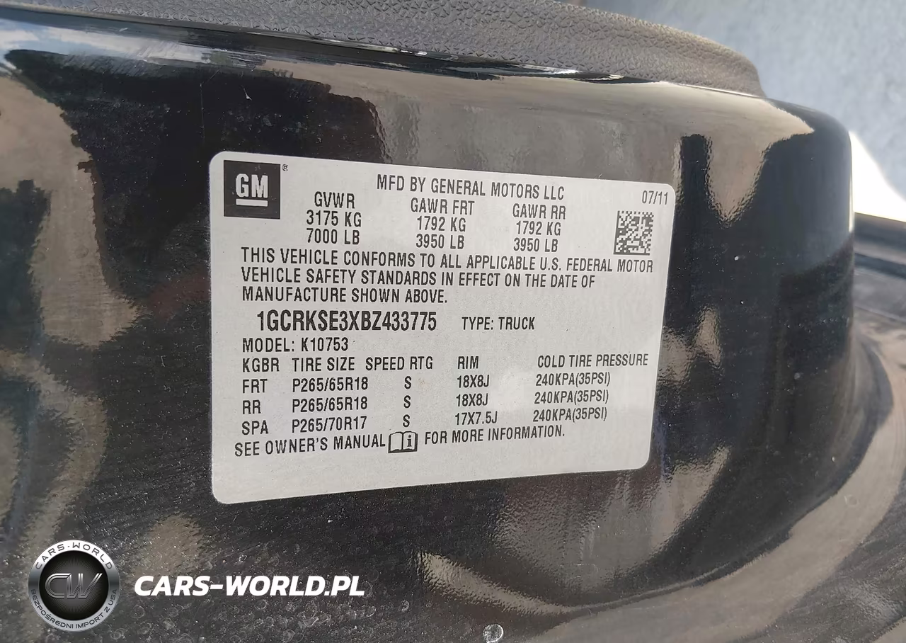 2011 Chevrolet Silverado K1500 Lt VIN:1GCRKSE3XBZ433775 - 9