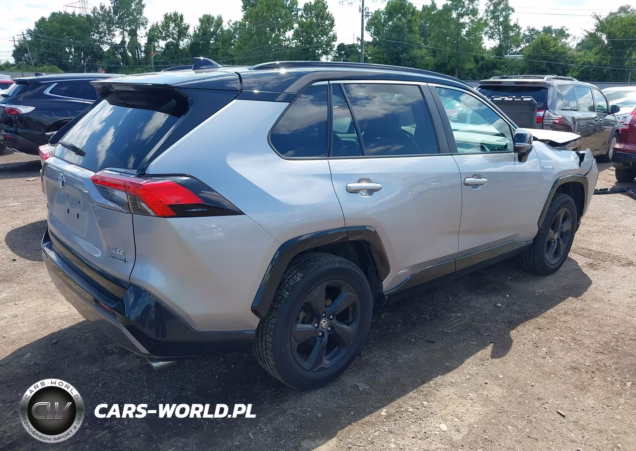 2021 Toyota Rav4 Hybrid Xse VIN:2T3E6RFV4MW020183 - 4