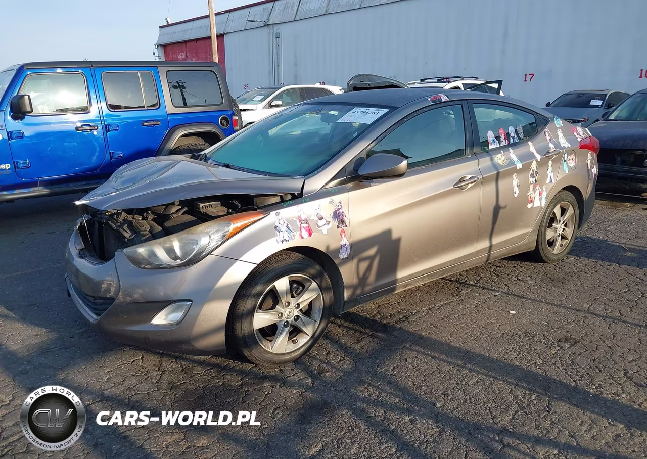 2012 Hyundai Elantra Gls VIN:5NPDH4AE2CH086740 - 2