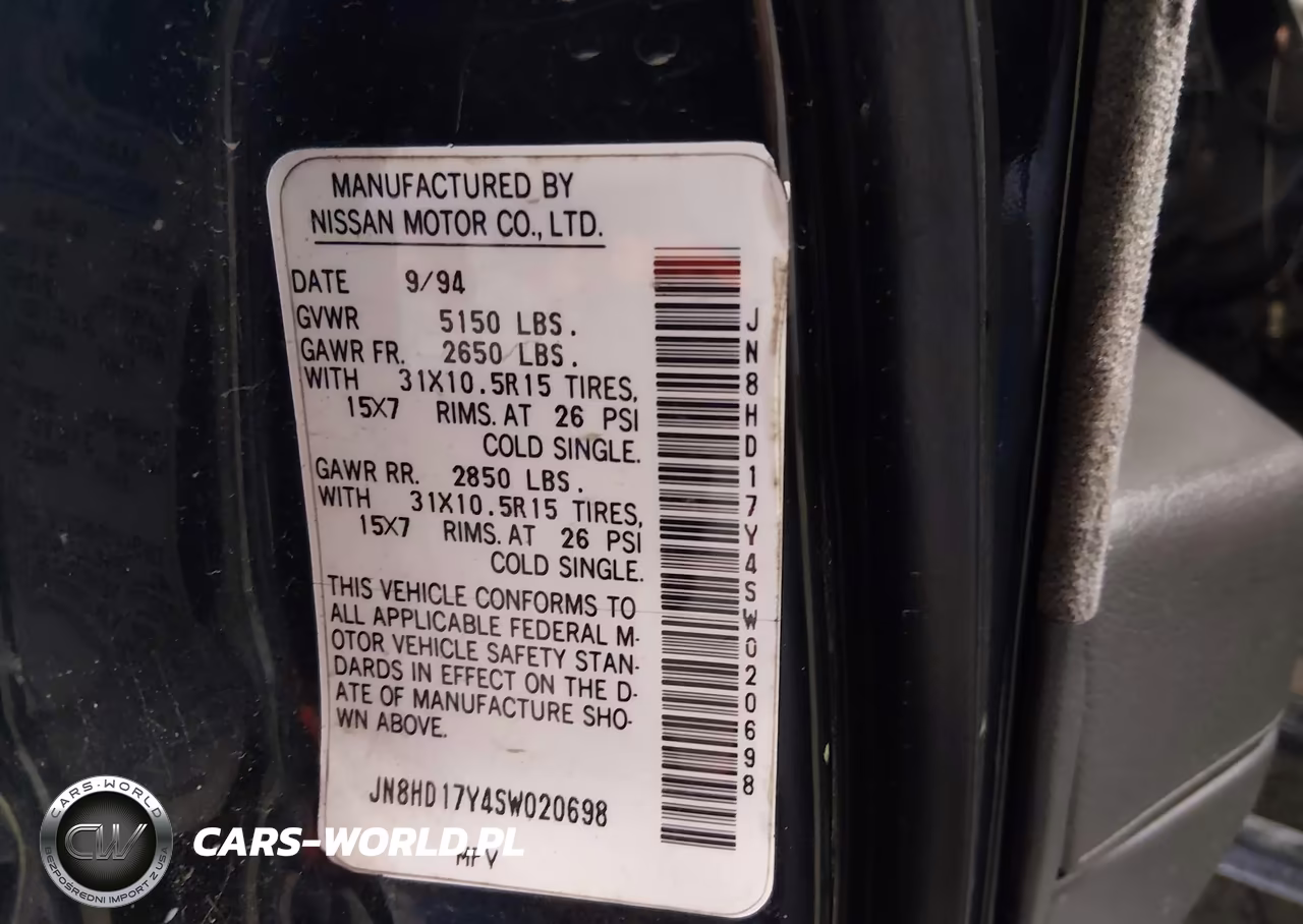 1995 Nissan Pathfinder Le-Se-Xe VIN:JN8HD17Y4SW020698 - 9
