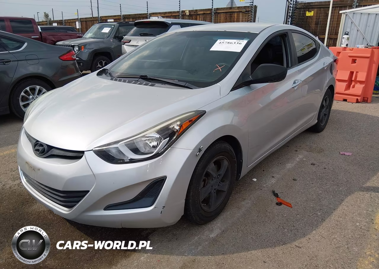 2015 Hyundai Elantra Se VIN:5NPDH4AE9FH614777 - 2