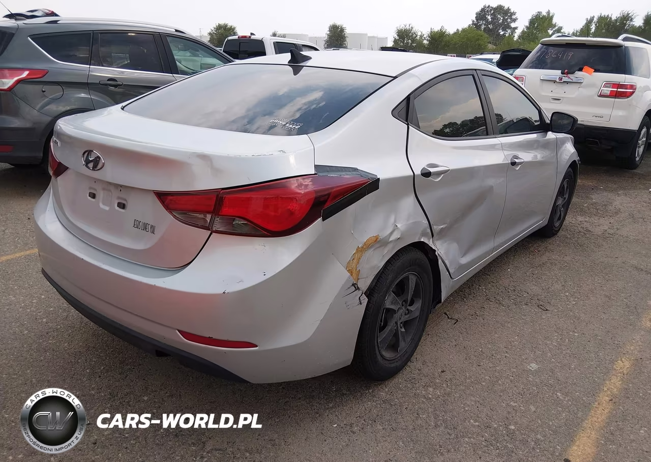 2015 Hyundai Elantra Se VIN:5NPDH4AE9FH614777 - 4