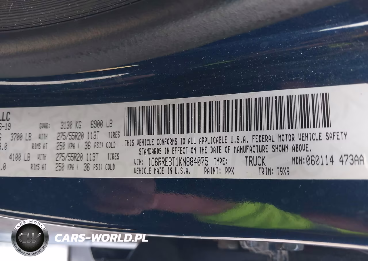 2019 Ram 1500 Big Horn-Lone Star 4X2 6'4 Box VIN:1C6RREBT1KN884075 - 9