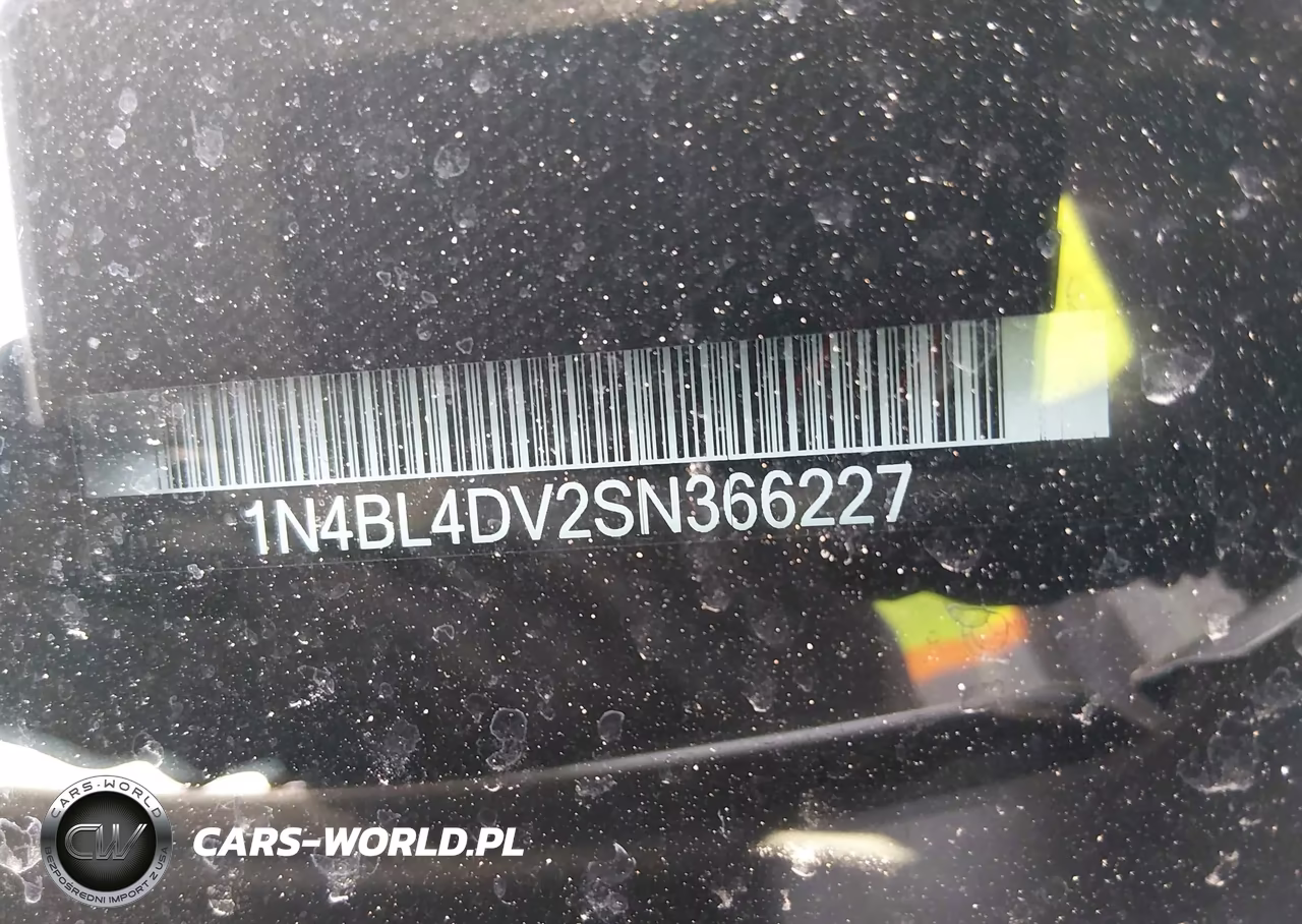 2025 Nissan Altima Sv Fwd VIN:1N4BL4DV2SN366227 - 9