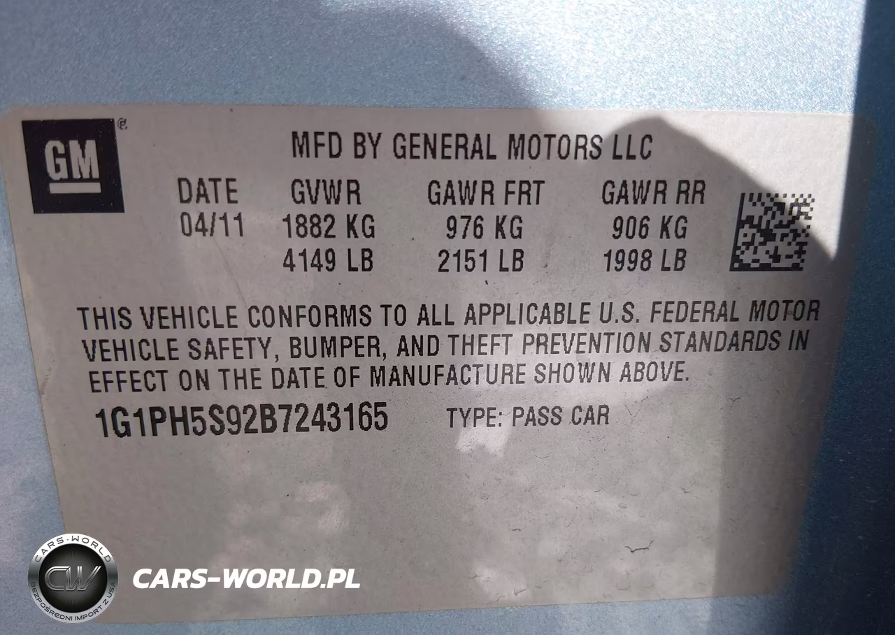 2011 Chevrolet Cruze Ltz VIN:1G1PH5S92B7243165 - 9