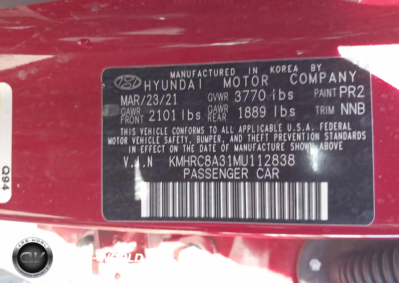 2021 Hyundai Venue Sel VIN:KMHRC8A31MU112838 - 9