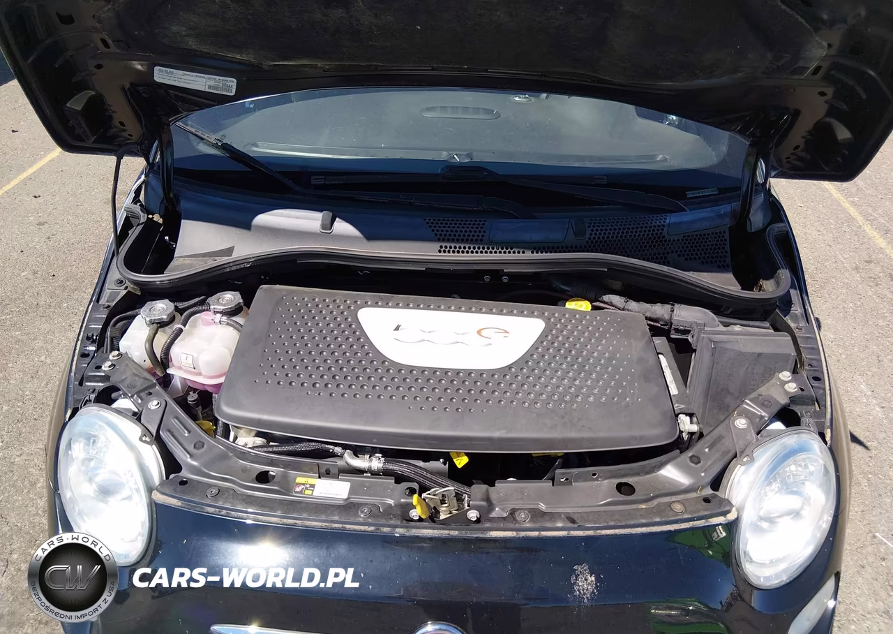 2015 Fiat 500E Battery Electric VIN:3C3CFFGE7FT647463 - 10