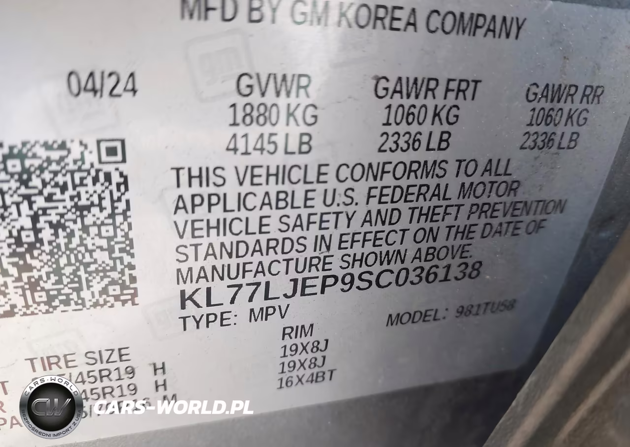 2025 Chevrolet Trax Fwd 2Rs VIN:KL77LJEP9SC036138 - 9