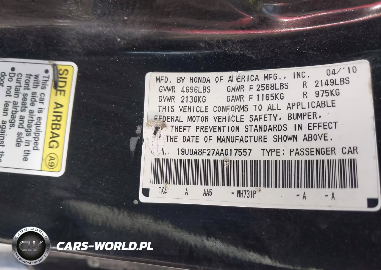 2010 Acura Tl 3.5 VIN:19UUA8F27AA017557 - 9