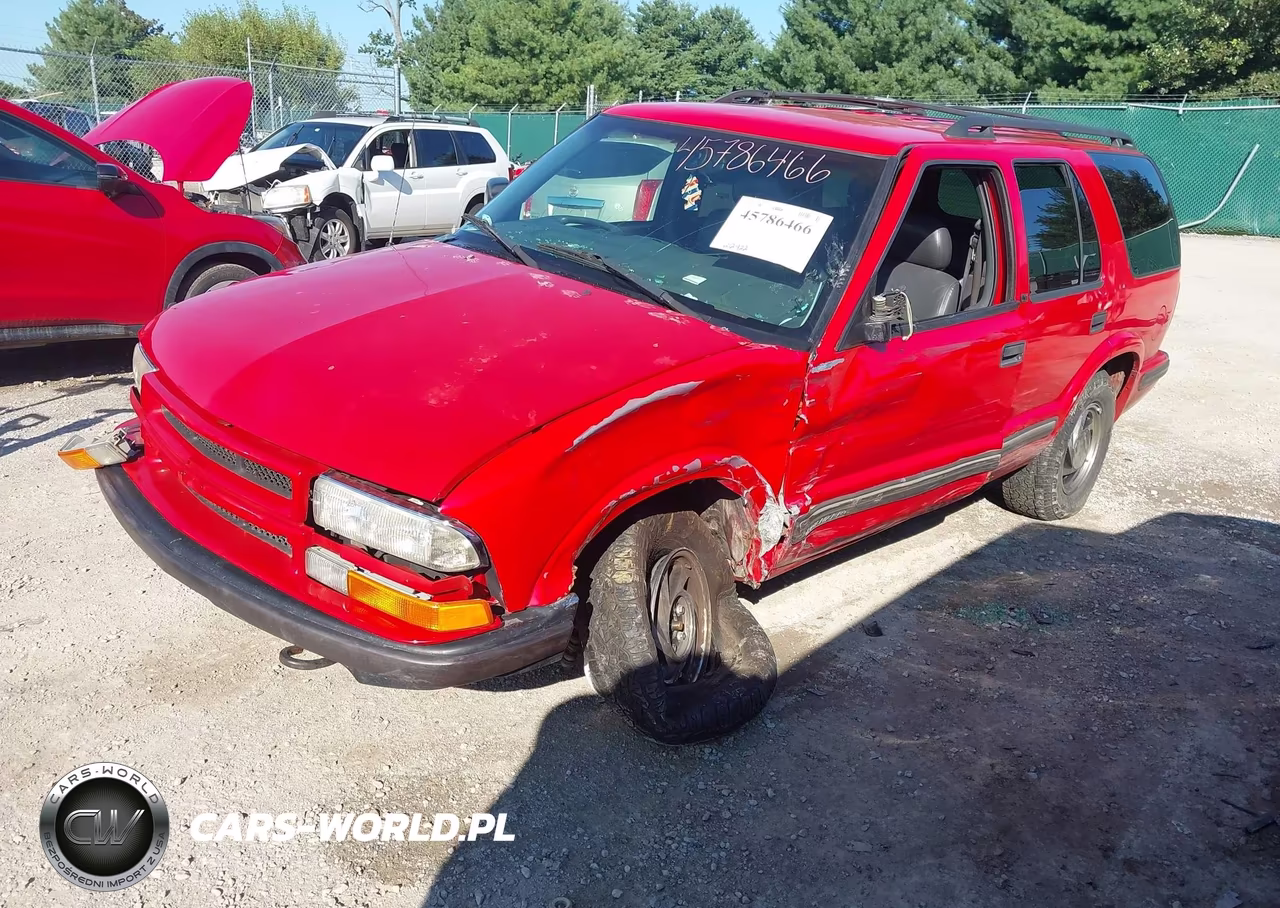 1999 Chevrolet Blazer Lt VIN:1GNDT13W7X2192201 - 2