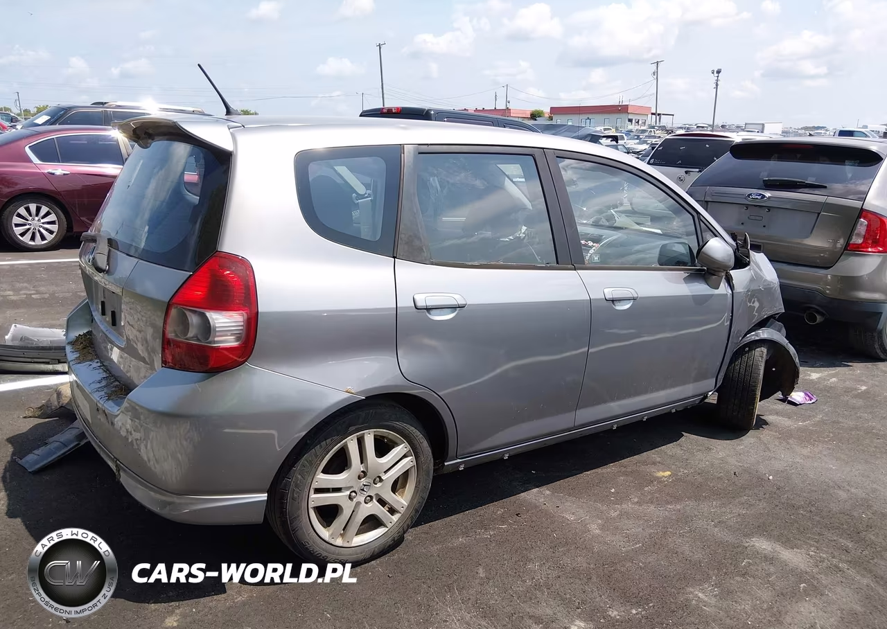 2007 Honda Fit S VIN:JHMGD38647S025333 - 4