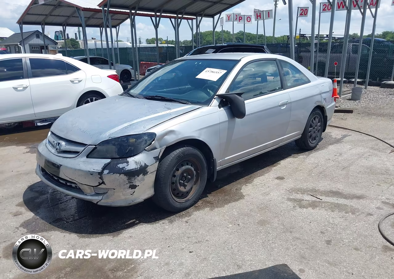 2004 Honda Civic Lx VIN:1HGEM22594L052537 - 2