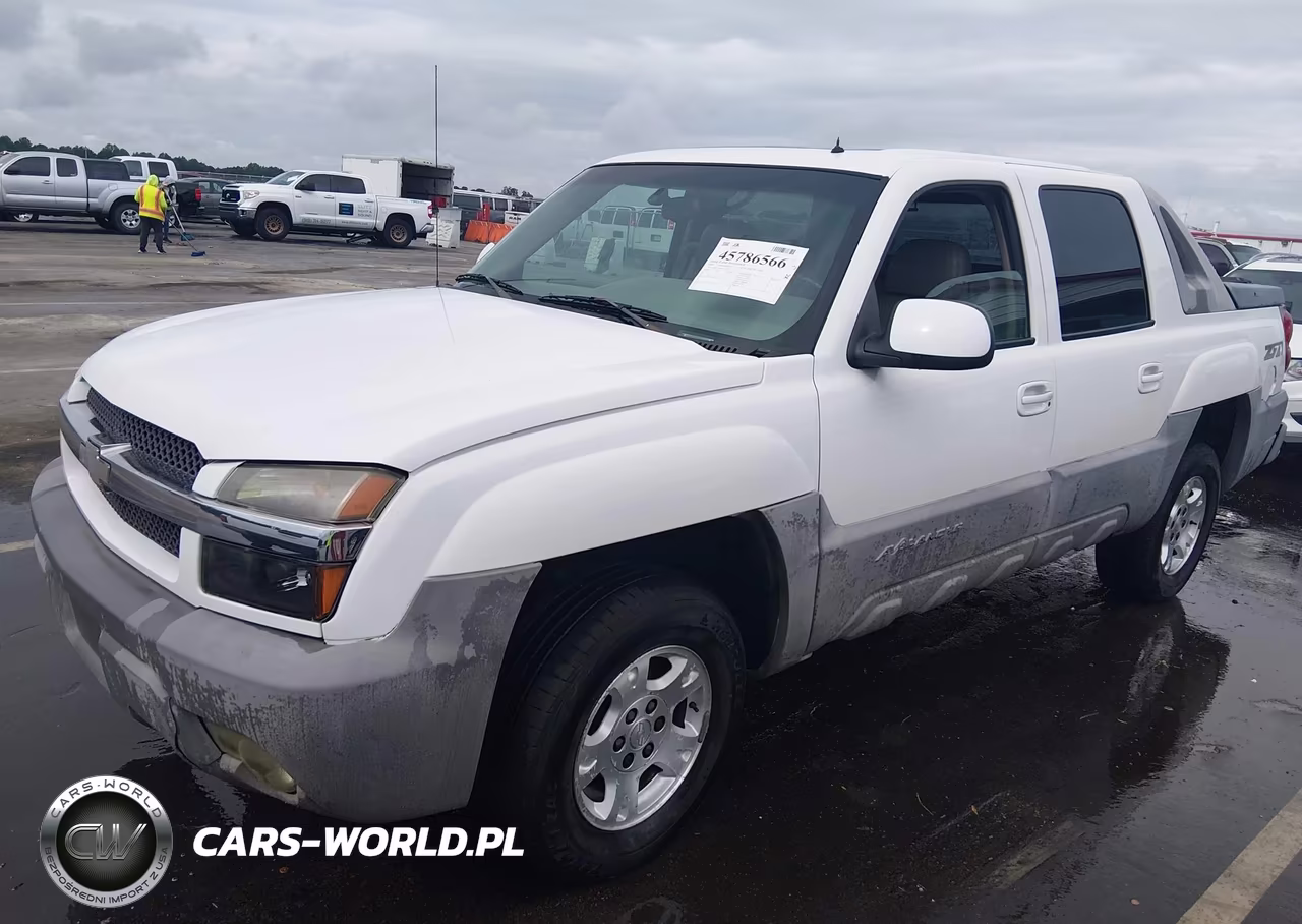 2002 Chevrolet Avalanche 1500 VIN:3GNEK13T82G213392 - 2