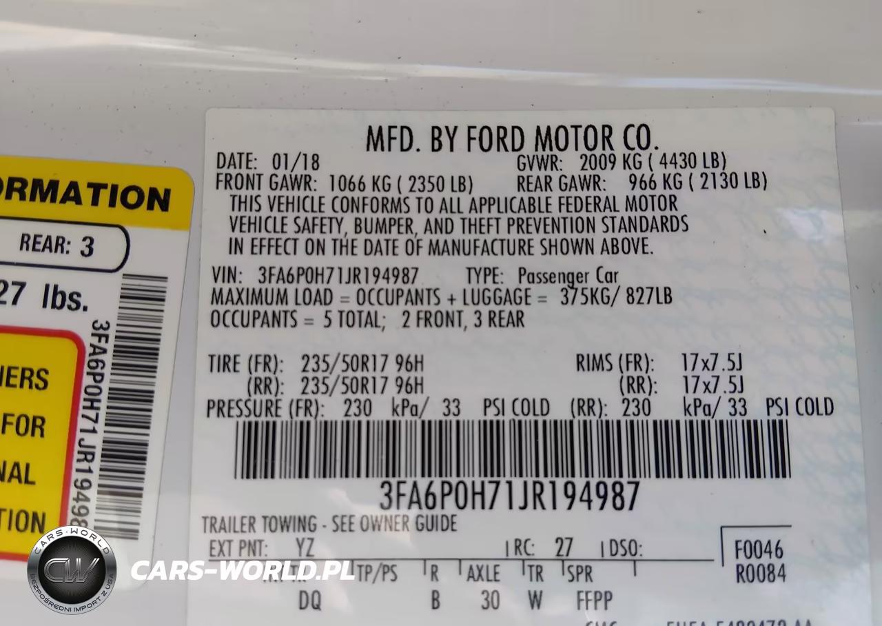 2018 Ford Fusion Se VIN:3FA6P0H71JR194987 - 9