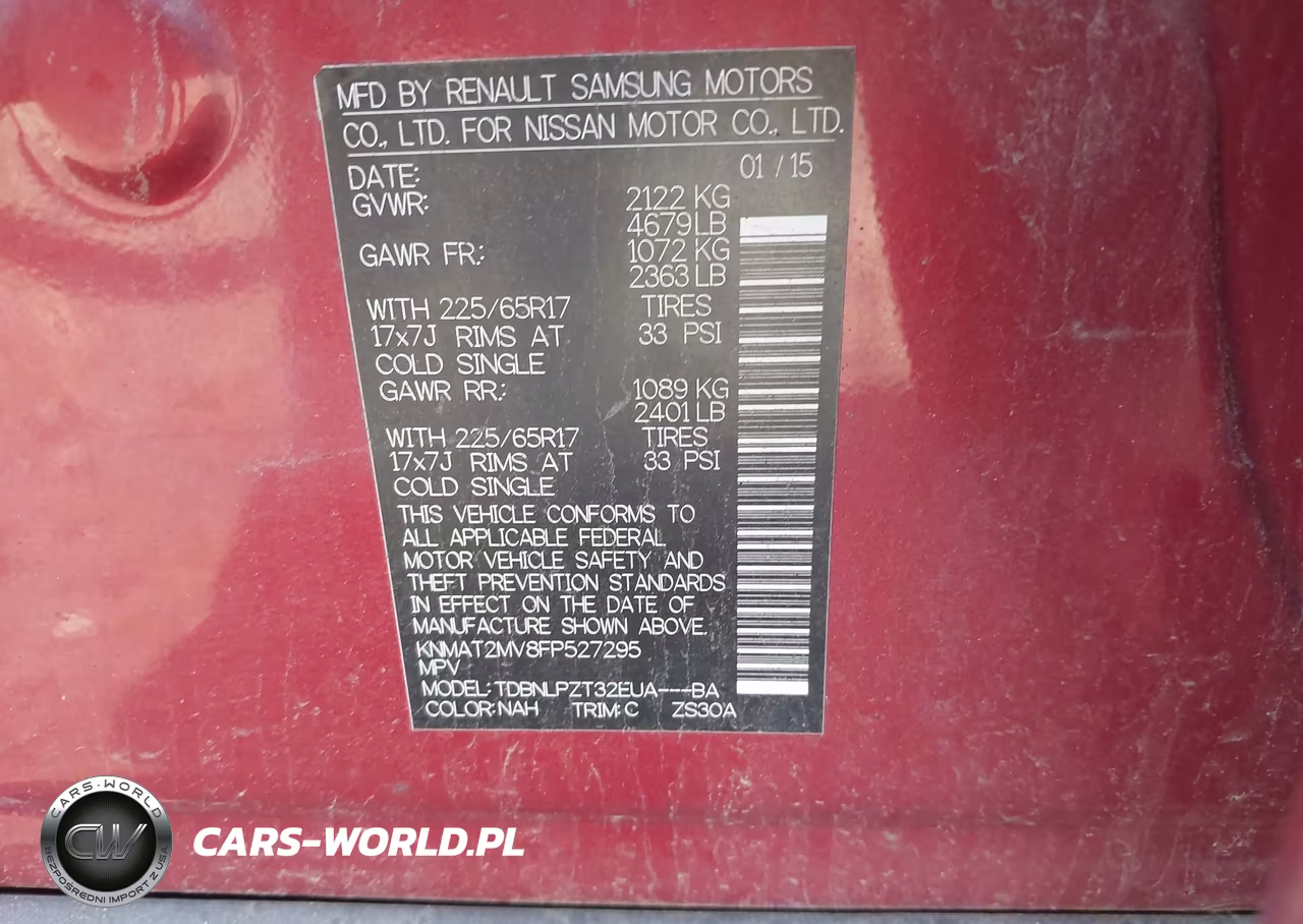 2015 Nissan Rogue S VIN:KNMAT2MV8FP527295 - 9
