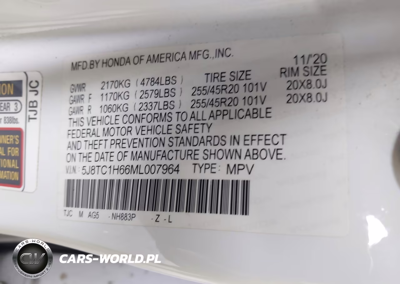 2021 Acura Rdx A-Spec Package VIN:5J8TC1H66ML007964 - 9