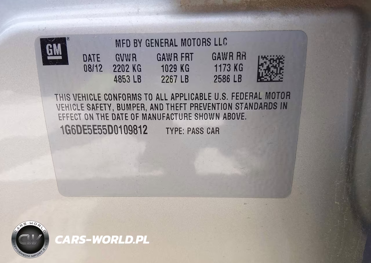 2013 Cadillac Cts Luxury VIN:1G6DE5E55D0109812 - 9