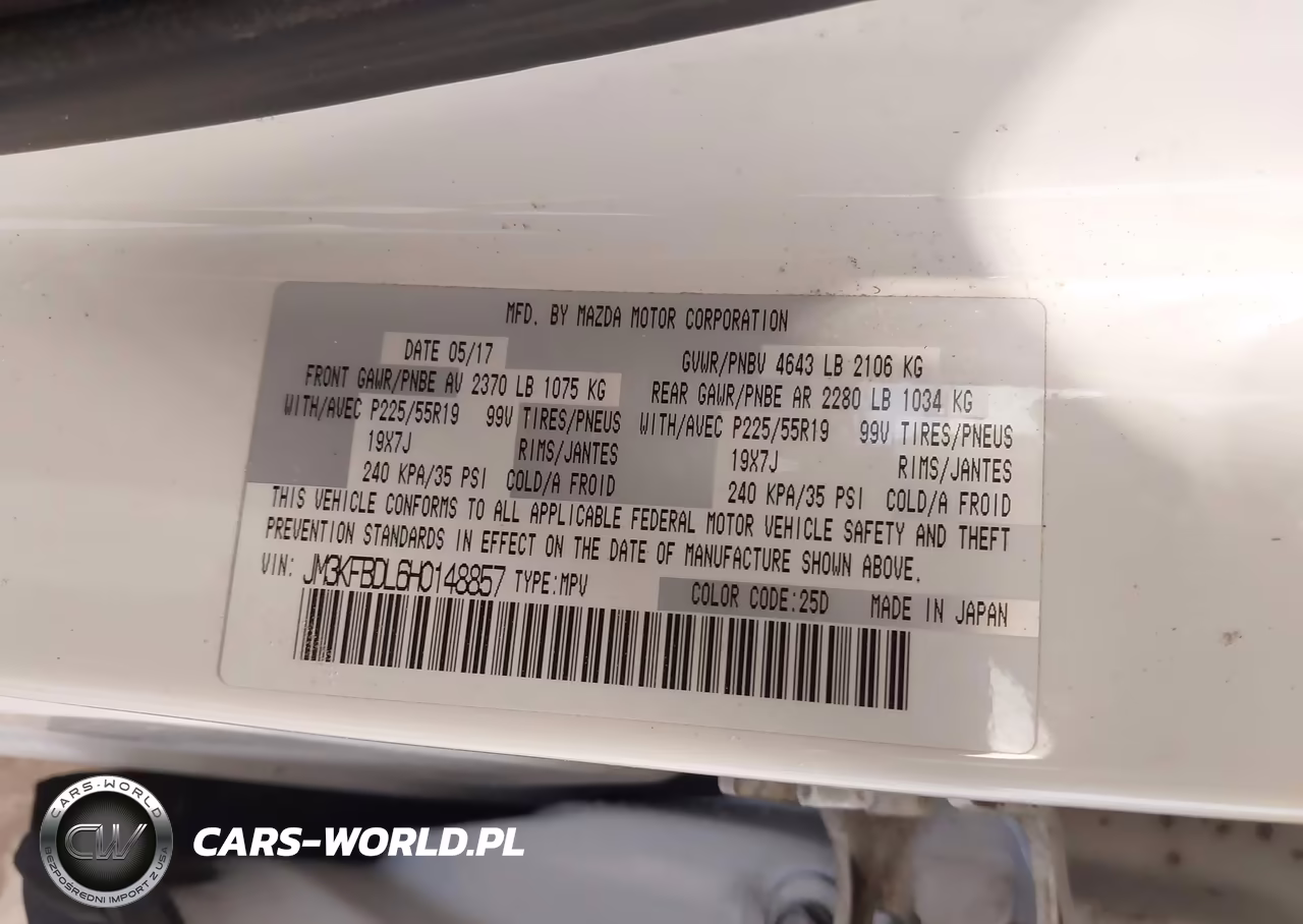 2017 Mazda Cx-5 Grand Touring VIN:JM3KFBDL6H0148857 - 9