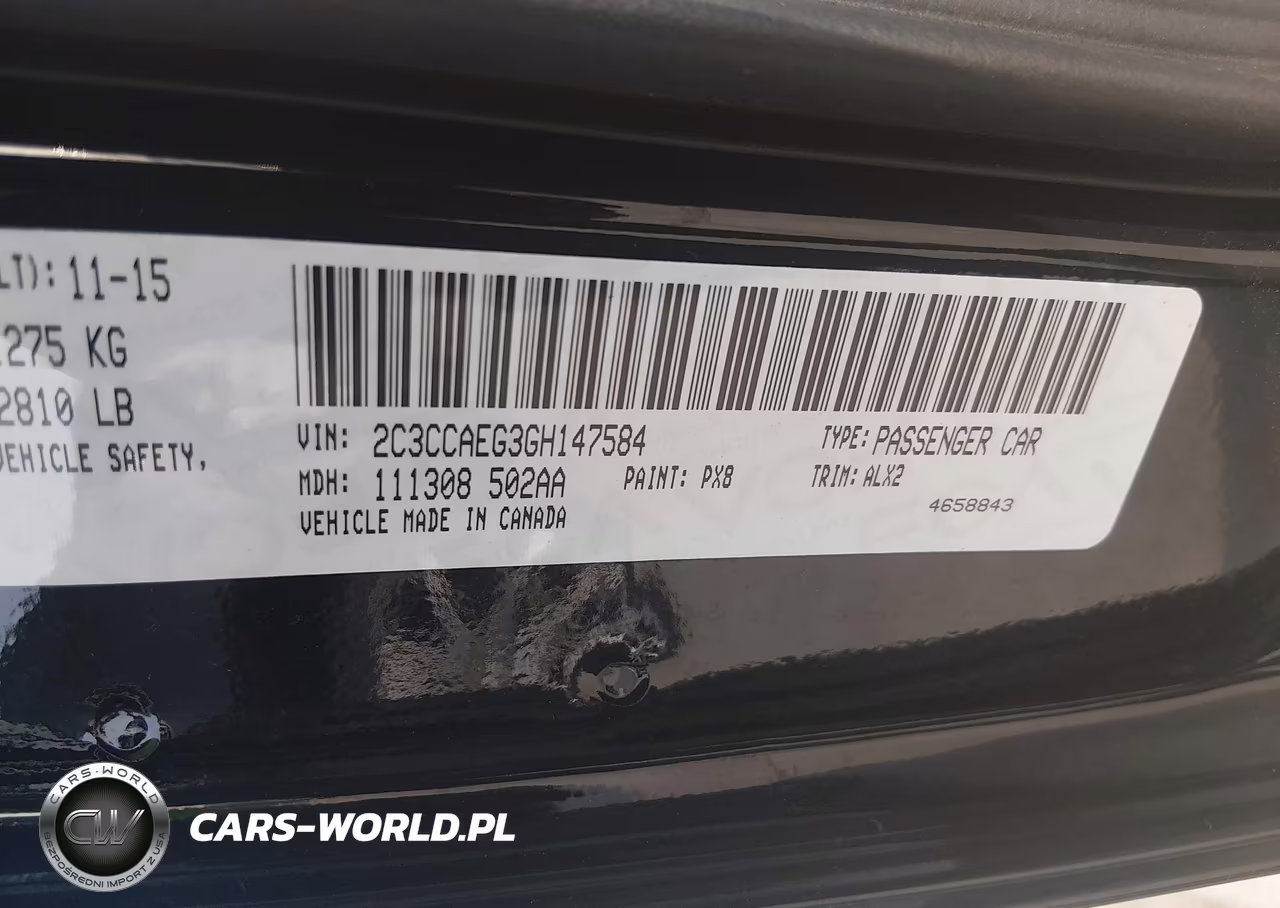 2016 Chrysler 300C VIN:2C3CCAEG3GH147584 - 9