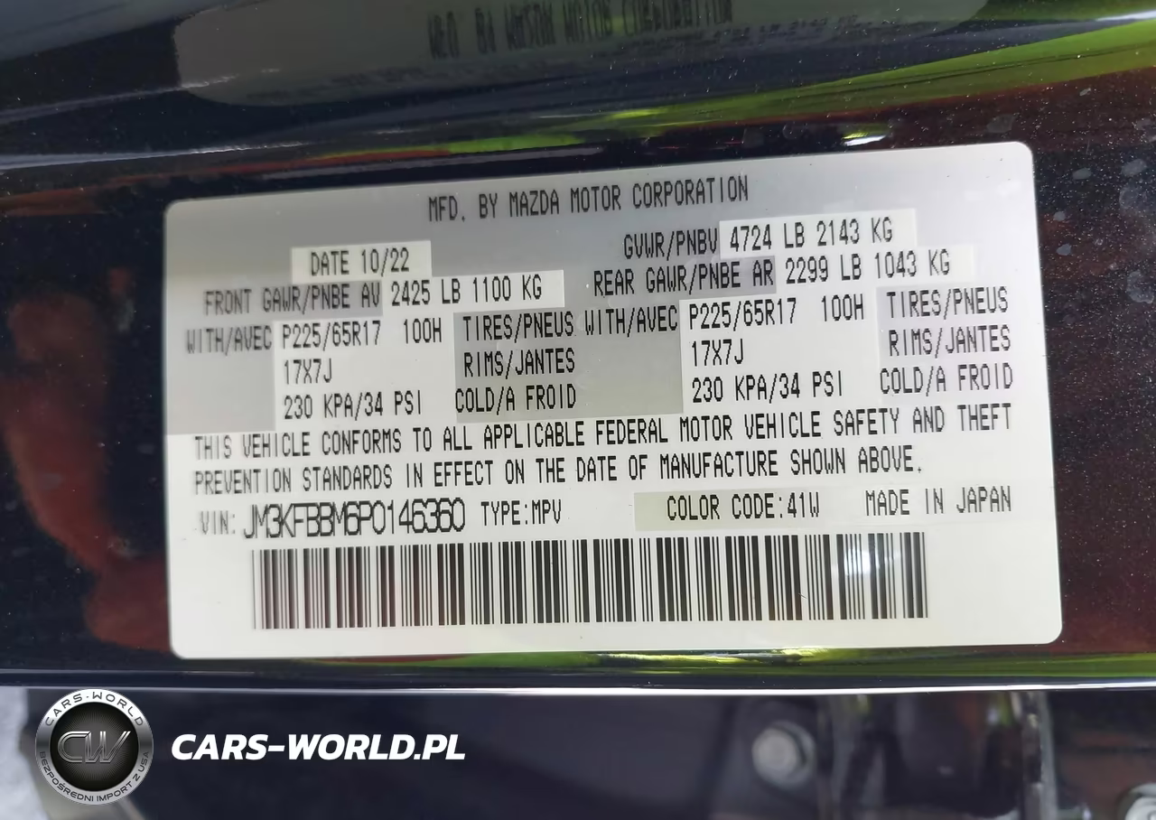 2023 Mazda Cx-5 2.5 S Select VIN:JM3KFBBM6P0146360 - 9