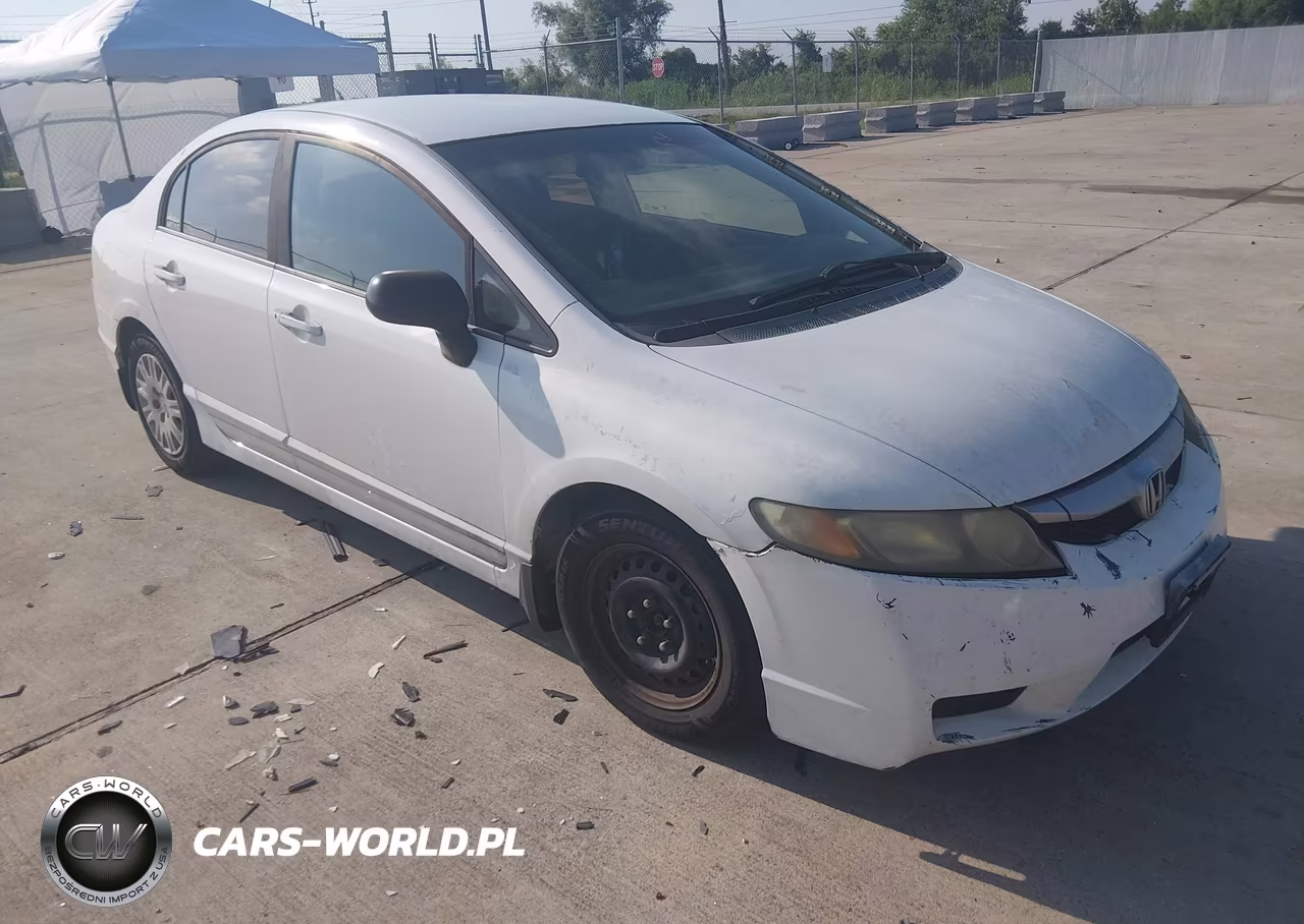 2010 Honda Civic Vp VIN:19XFA1F36AE053308 - 1
