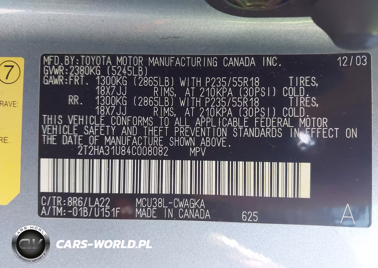 2004 Lexus Rx 330 VIN:2T2HA31U84C008082 - 9