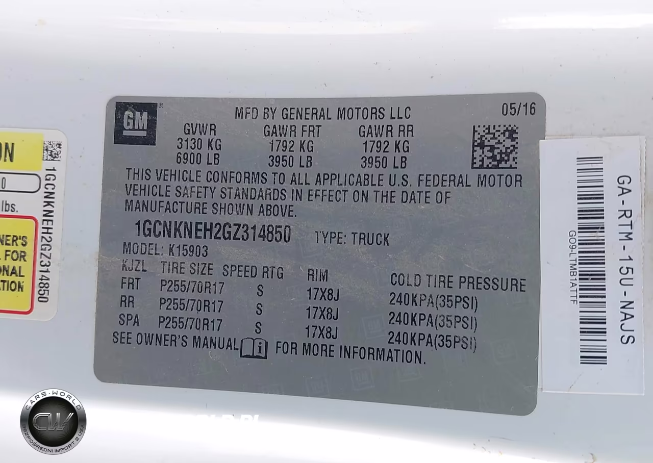 2016 Chevrolet Silverado 1500 Work Truck VIN:1GCNKNEH2GZ314850 - 9