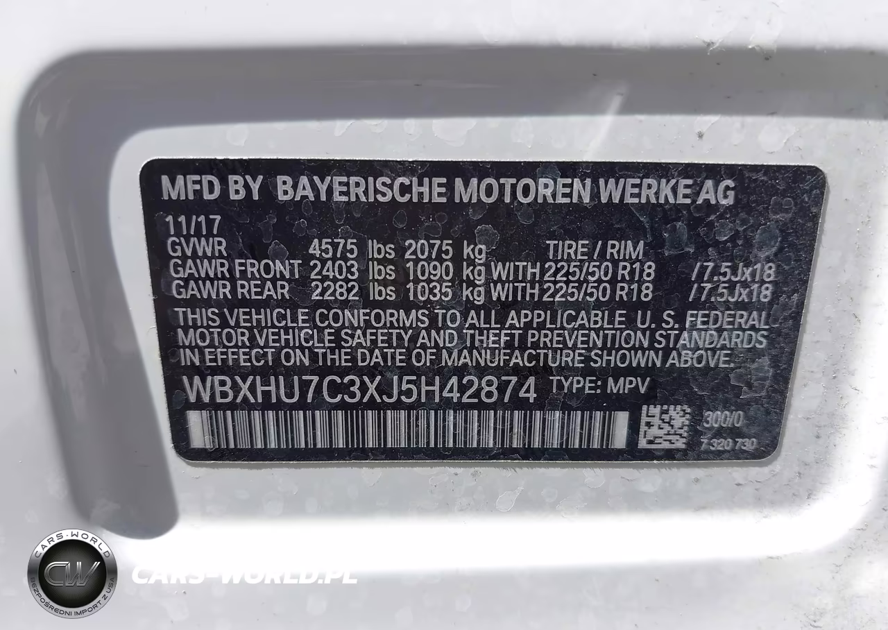 2018 BMW X1 Sdrive28I VIN:WBXHU7C3XJ5H42874 - 9