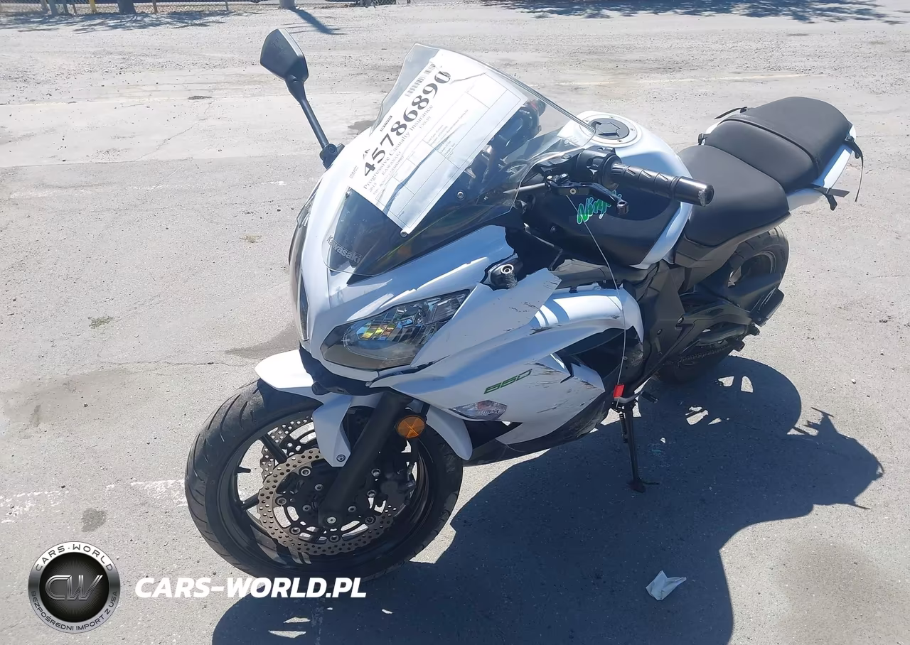 2015 Kawasaki Ex650 E VIN:JKAEXEE12FDA19907 - 2