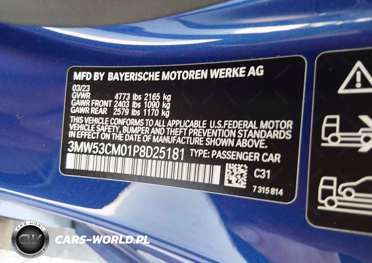 2023 BMW M240 I xDrive VIN:3MW53CM01P8D25181 - 9