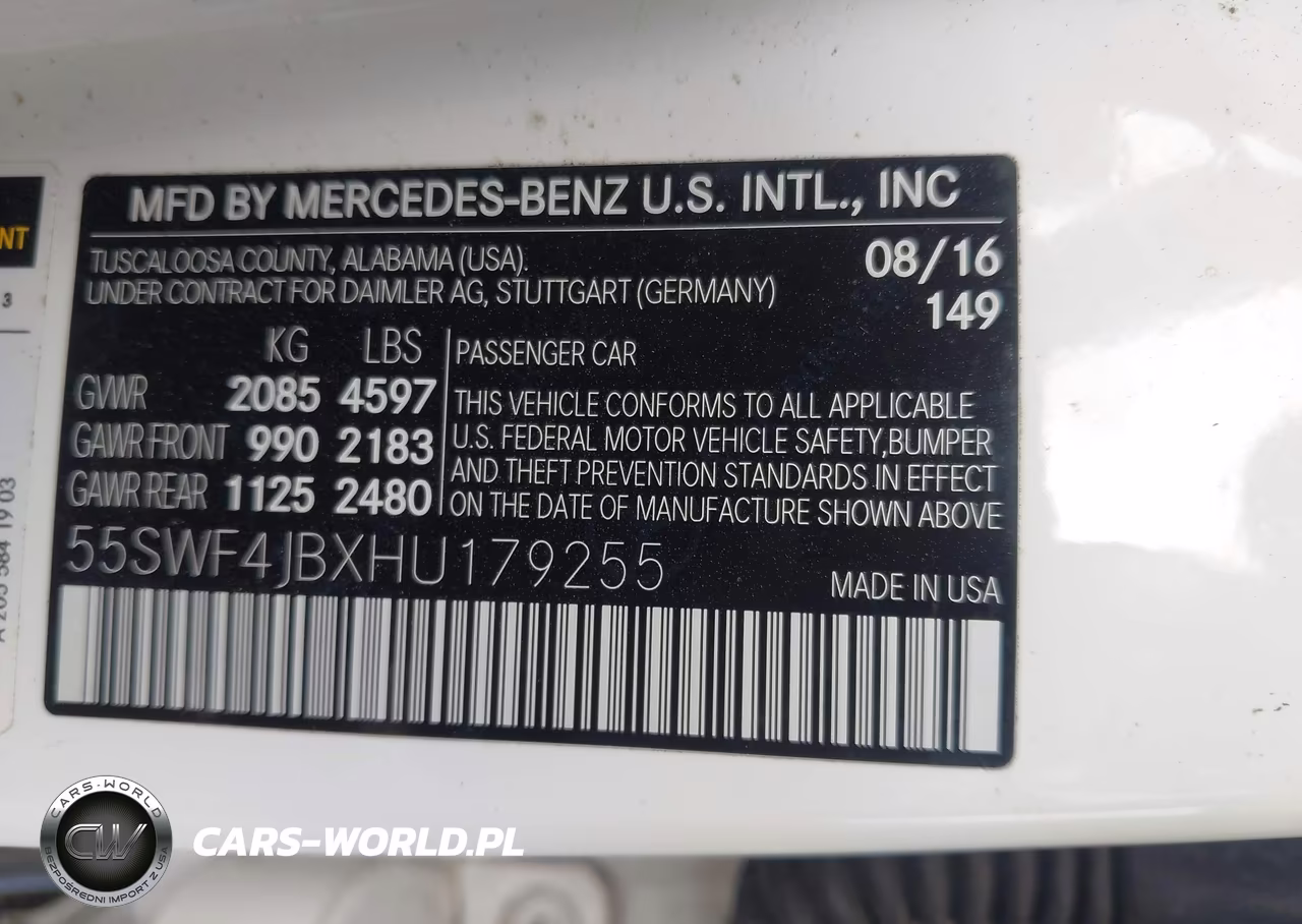 2017 Mercedes-Benz C 300 VIN:55SWF4JBXHU179255 - 9