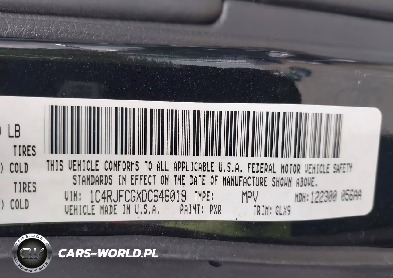 2013 Jeep Grand Cherokee Overland VIN:1C4RJFCGXDC646019 - 9