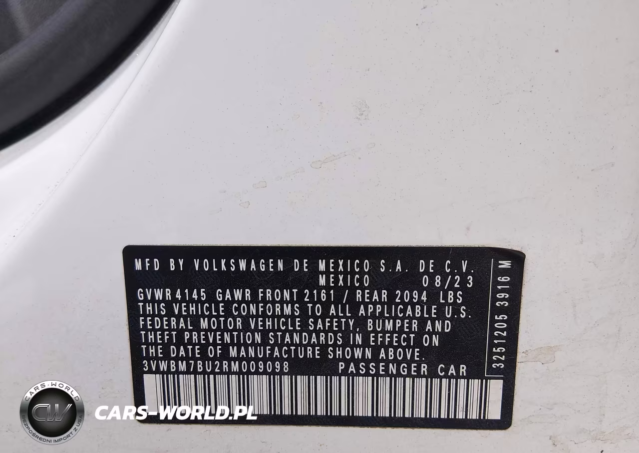 2024 Volkswagen Jetta 1.5T Sport VIN:3VWBM7BU2RM009098 - 9