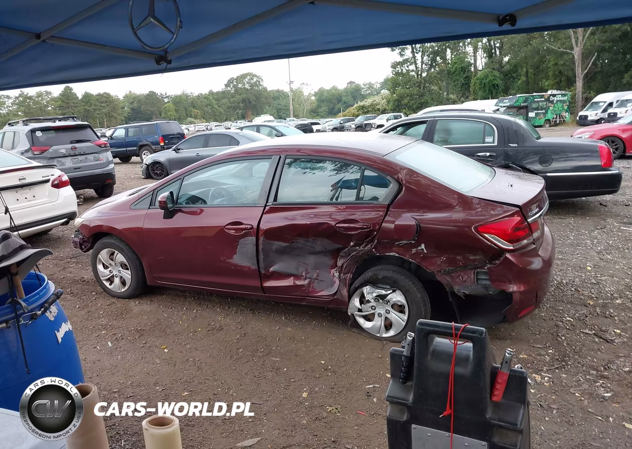 2014 Honda Civic Lx VIN:2HGFB2F54EH547800 - 14