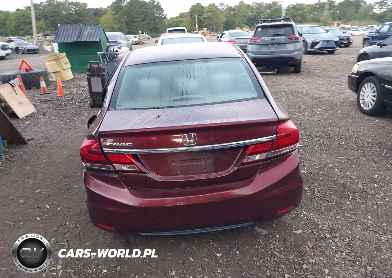 2014 Honda Civic Lx VIN:2HGFB2F54EH547800 - 16