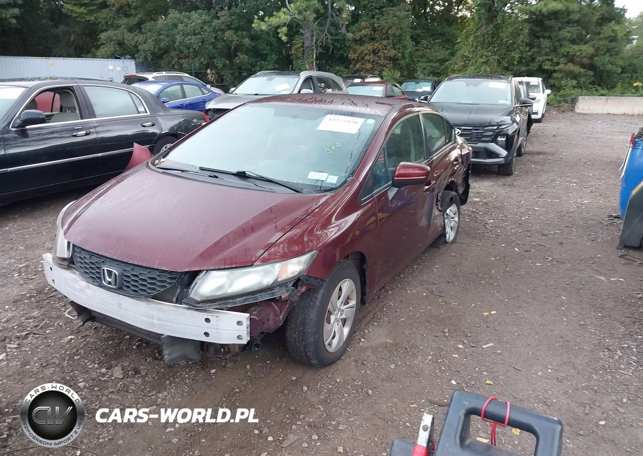 2014 Honda Civic Lx VIN:2HGFB2F54EH547800 - 2