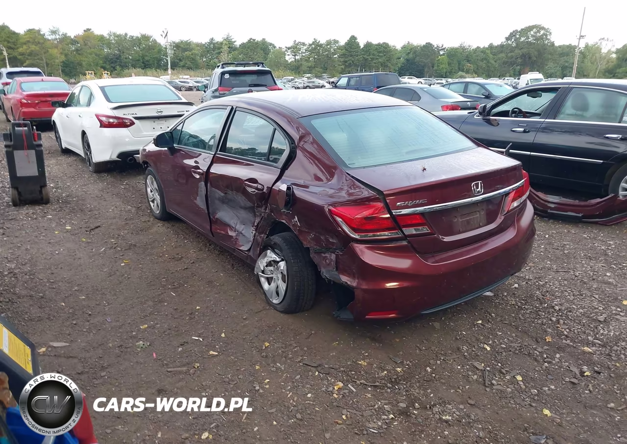 2014 Honda Civic Lx VIN:2HGFB2F54EH547800 - 3