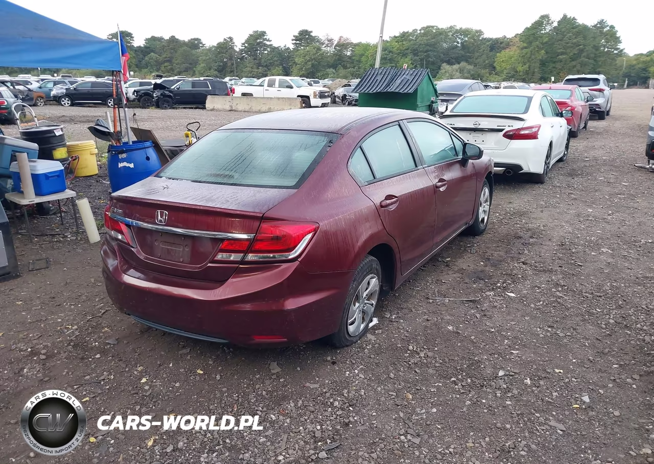 2014 Honda Civic Lx VIN:2HGFB2F54EH547800 - 4