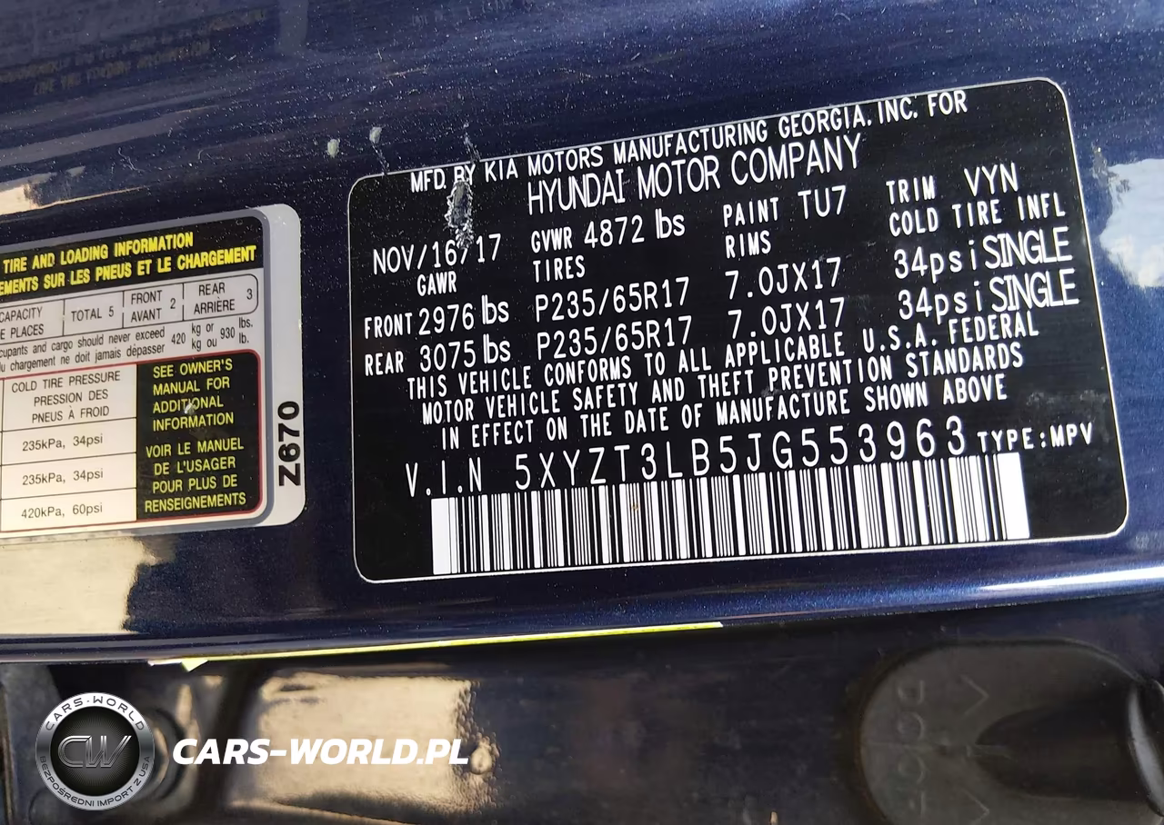 2018 Hyundai Santa Fe Sport 2.4L VIN:5XYZT3LB5JG553963 - 9