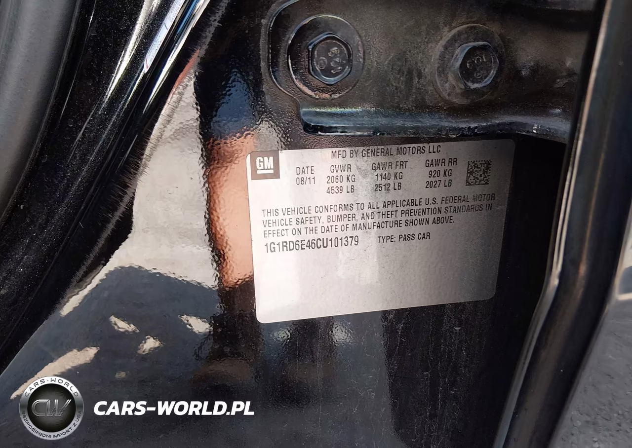 2012 Chevrolet Volt VIN:1G1RD6E46CU101379 - 9