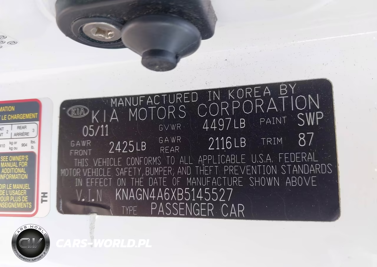 2011 Kia Optima Ex Turbo VIN:KNAGN4A6XB5145527 - 9