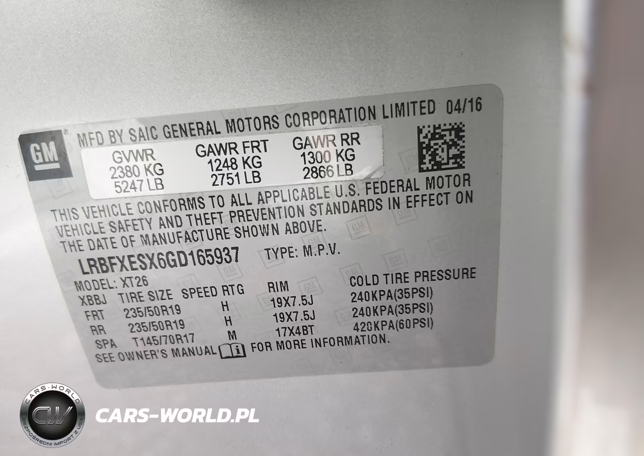 2016 Buick Envision Premium I VIN:LRBFXESX6GD165937 - 9