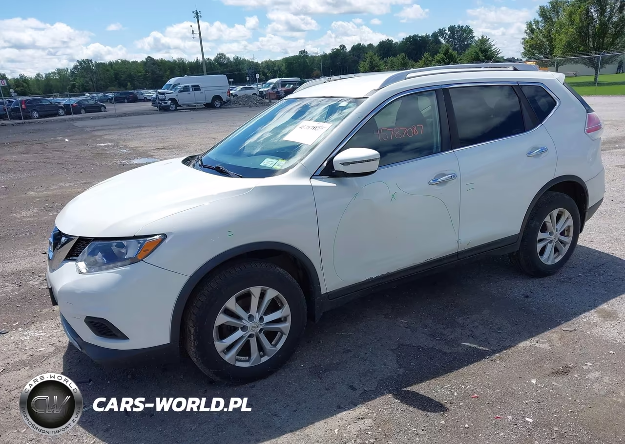 2016 Nissan Rogue Sv VIN:KNMAT2MV8GP625695 - 2