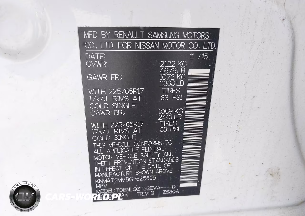 2016 Nissan Rogue Sv VIN:KNMAT2MV8GP625695 - 9