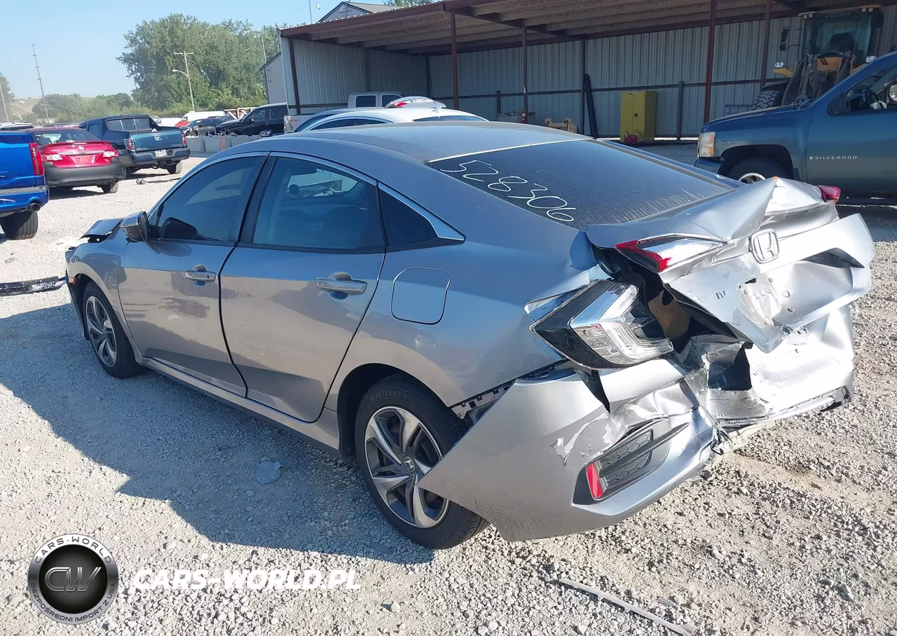 2020 Honda Civic Lx VIN:2HGFC2F67LH528306 - 3