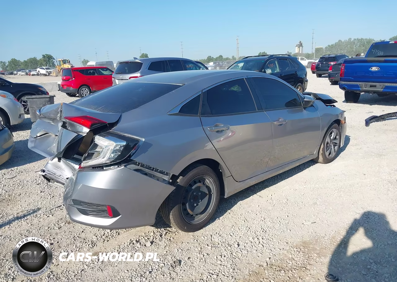 2020 Honda Civic Lx VIN:2HGFC2F67LH528306 - 4